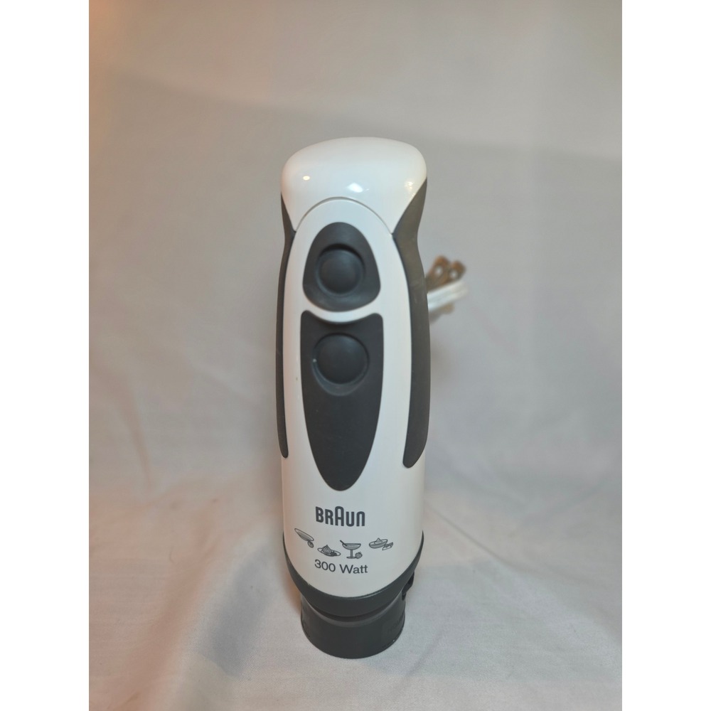 Braun Multiquick Immersion Hand Blender Motor Unit 300 Watt White Grey 4191